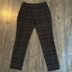 Plaid work pants